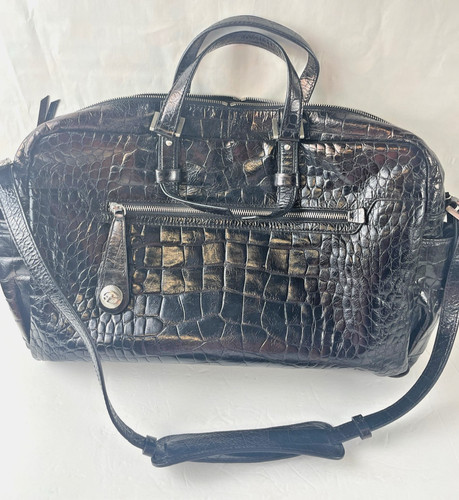 Francesco biasia black croco - black,