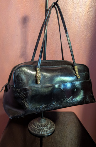 Francesco biasia black satchel - black,