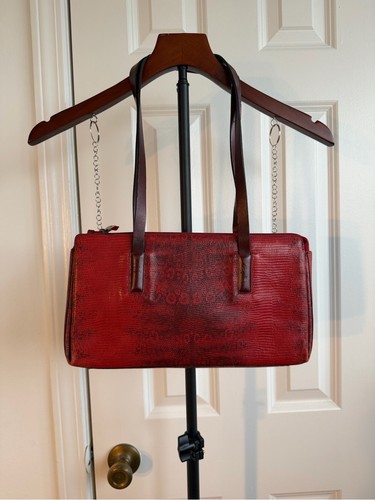 Red leather francesco - francesco, biasia